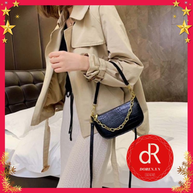 Túi xách nữ đeo chéo LISA đẹp giá rẻ công sở thời trang cao cấp DOREN TDC002 | BigBuy360 - bigbuy360.vn