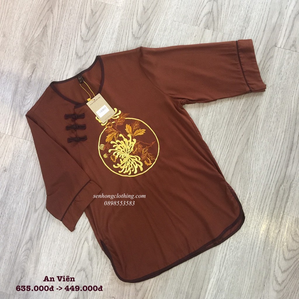 XẢ LỖ Bộ pháp phục nữ - quần áo phật tử vải cotton thun siêu mềm thoáng mát co giãn tốt - bộ đi lễ thiết kế An Viên