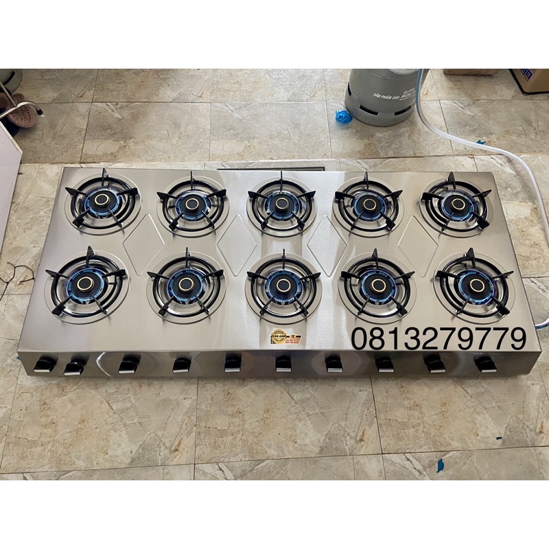 Bếp gas 6 8 10 lò cao cấp loại 1