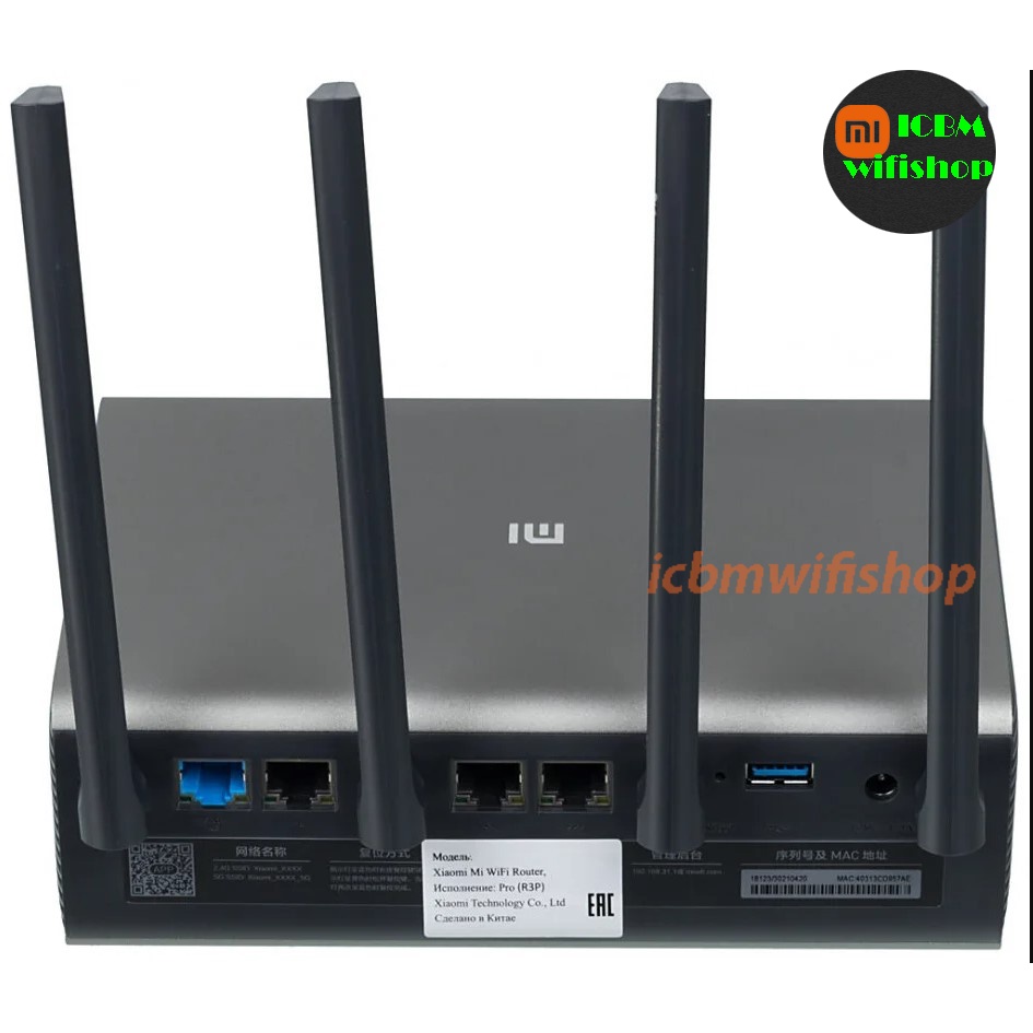 Thiết bị Wifi Xiaomi 3 Pro R3P cấu hình cao AC2600 tải rất cao
