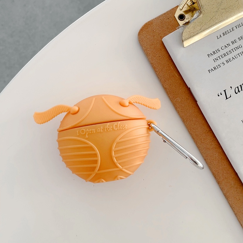 Vỏ Bảo Vệ Hộp Sạc Tai Nghe Airpods 3 Pro AirPods2gen Màu Vàng Đồng Hình Harry Potter 2021 Mới Ốp