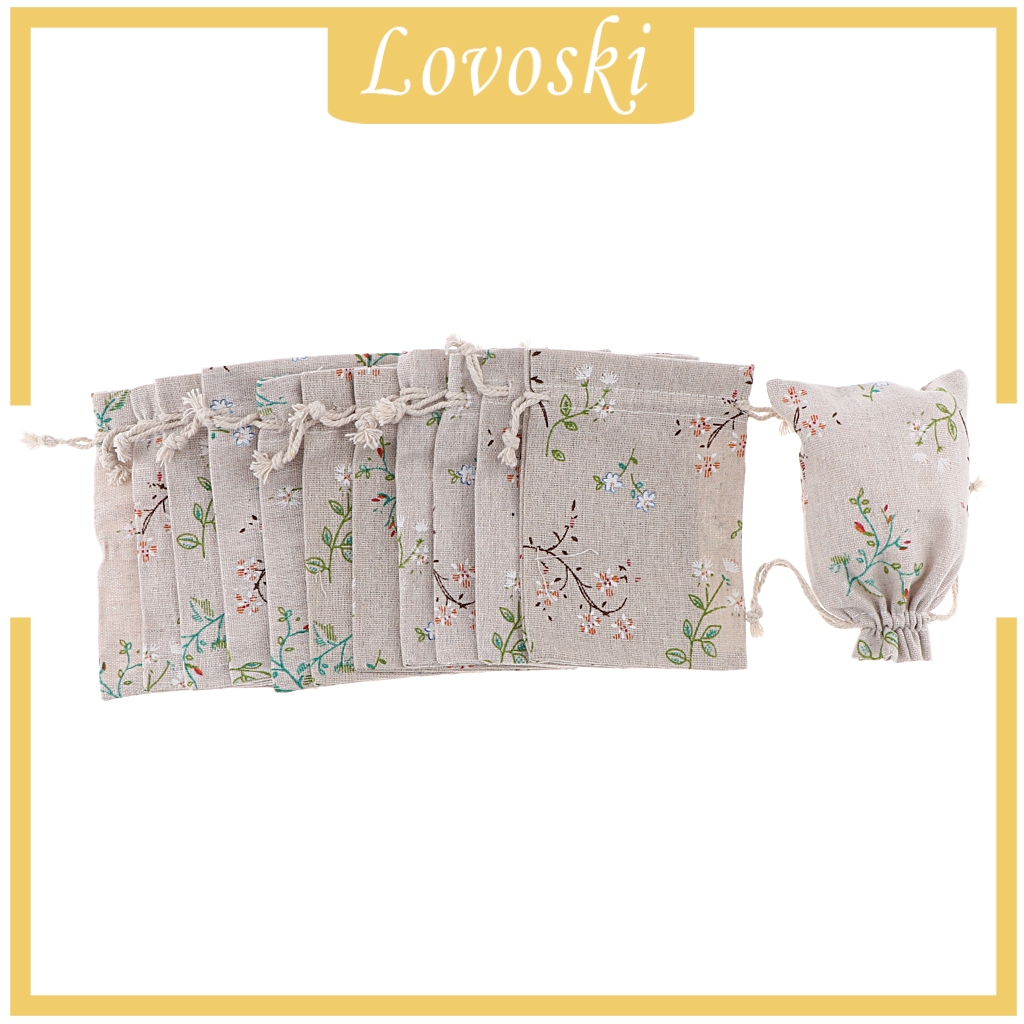 [Lovoski] Túi Vải Bố Dây Rút Đựng Quà Trang Sức
