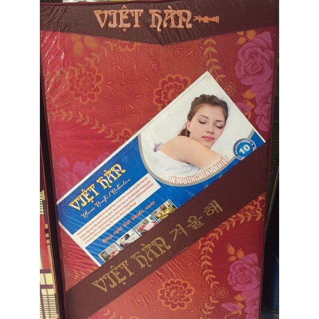 Đệm bông ép việt hàn kt( 1m6 ×2m ) đủ mọi độ dày