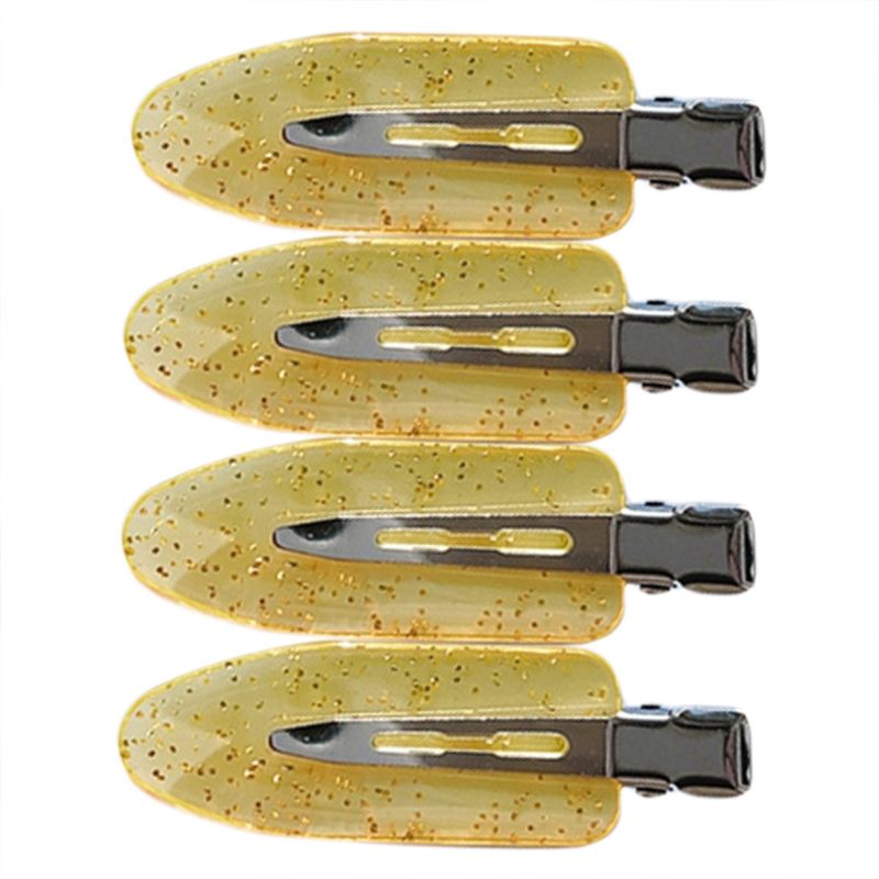 Set 4 Kẹp Tóc Không Đường May Màu Sắc Kẹo Ngọt Dành Cho Nữ