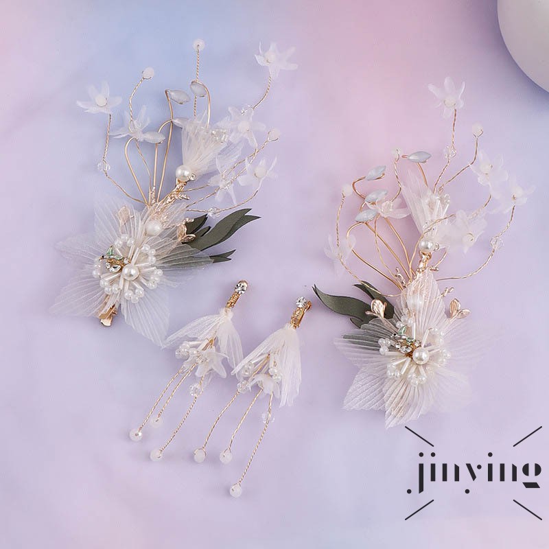 GETNOIVAS Kẹp tóc hoa thanh lịch cho cô dâu