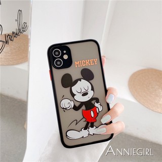 Ốp lưng nhám bảo vệ camera hình Chuột Mickey iPhone 11 Pro Max 11 Pro 11 XS Max XS 6 Plus 7 Plus 8 Plus