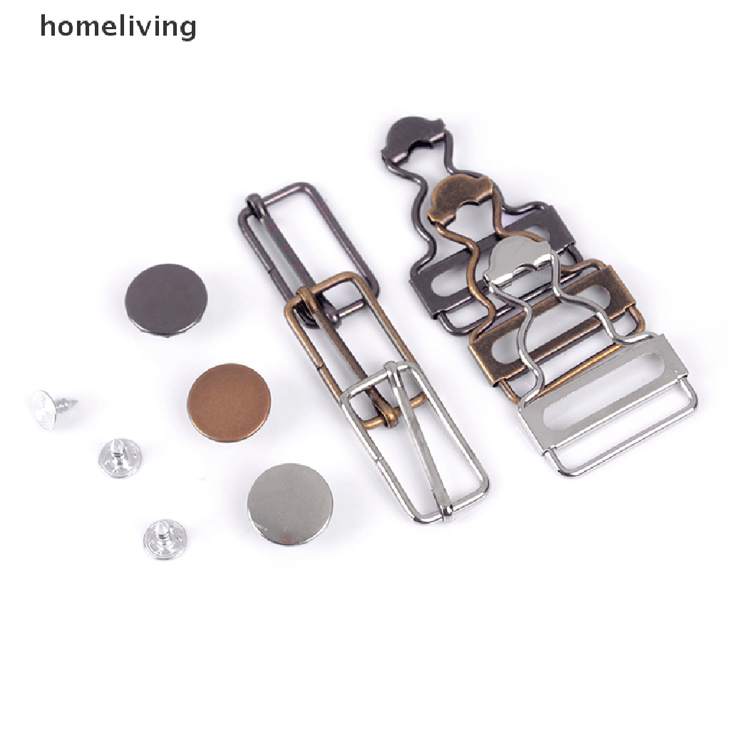 1 Bộ Quần Yếm denim Hai Dây Có Nút Kim Loại Dành Cho Nữ