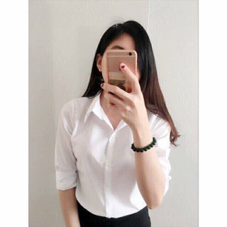 [COMBO TIẾT KIỆM] COMBO 2 ÁO SƠ MI NỮ DÀI TAY CAO CẤP UNI XUẤT KHẨU - KÈM HÌNH ẢNH THẬT