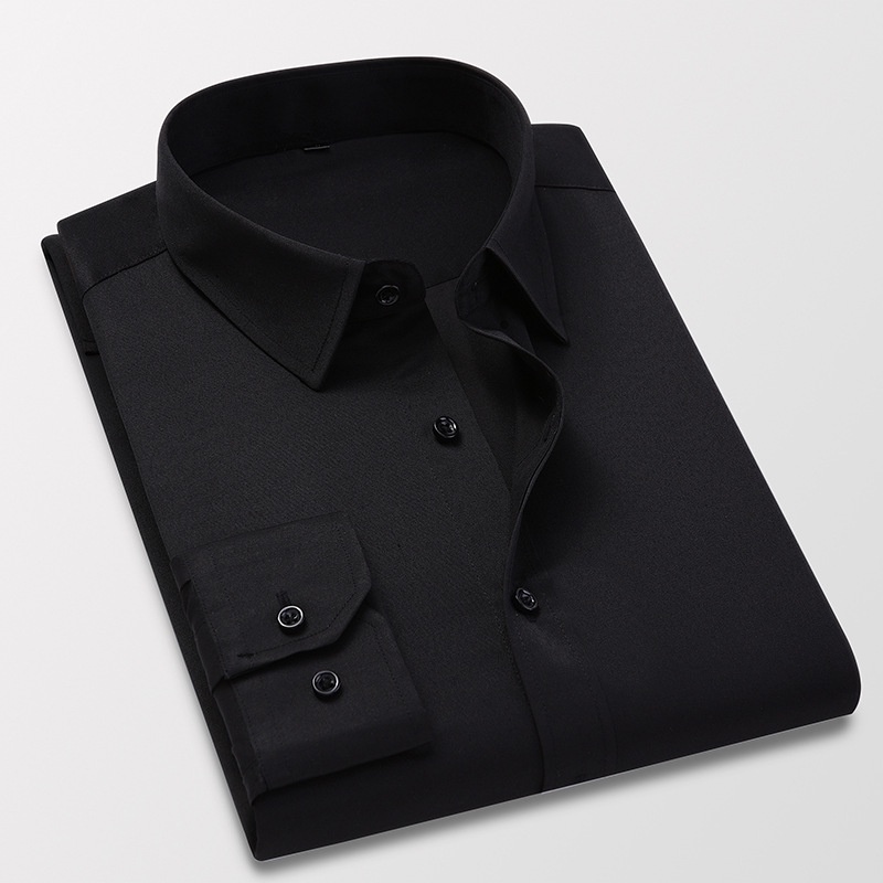 Áo Sơ Mi Nam Tay Dài Ôm Dáng Phong Cách Doanh Nhân Size M-5XL