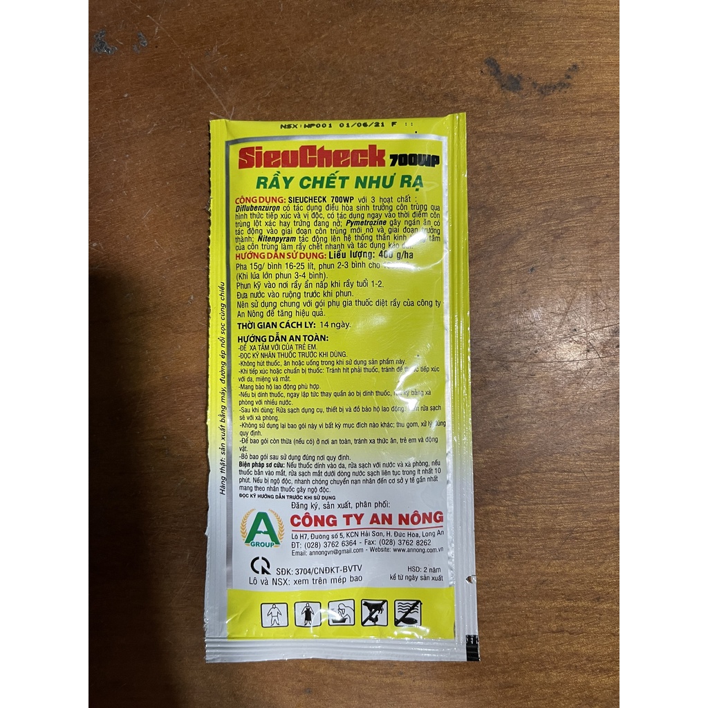 SieuCheck 700WP Sản Phẩm Chuyên Dùng Diệt Rầy cho cây cảnh, cây ăn trái , cây nông nghiệp