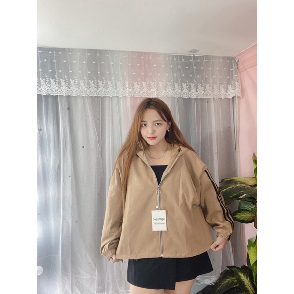 Áo khoác da lộn 2lớp bigsize 60-90kg (hình thật video)
