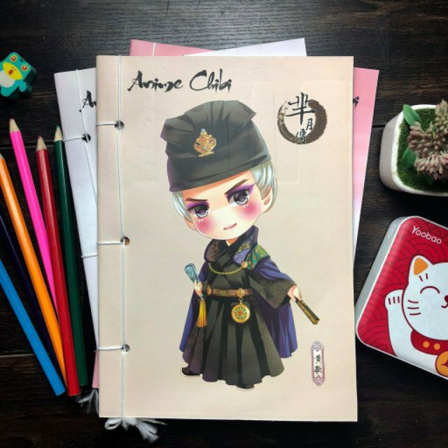 Vở cổ trang + chibi