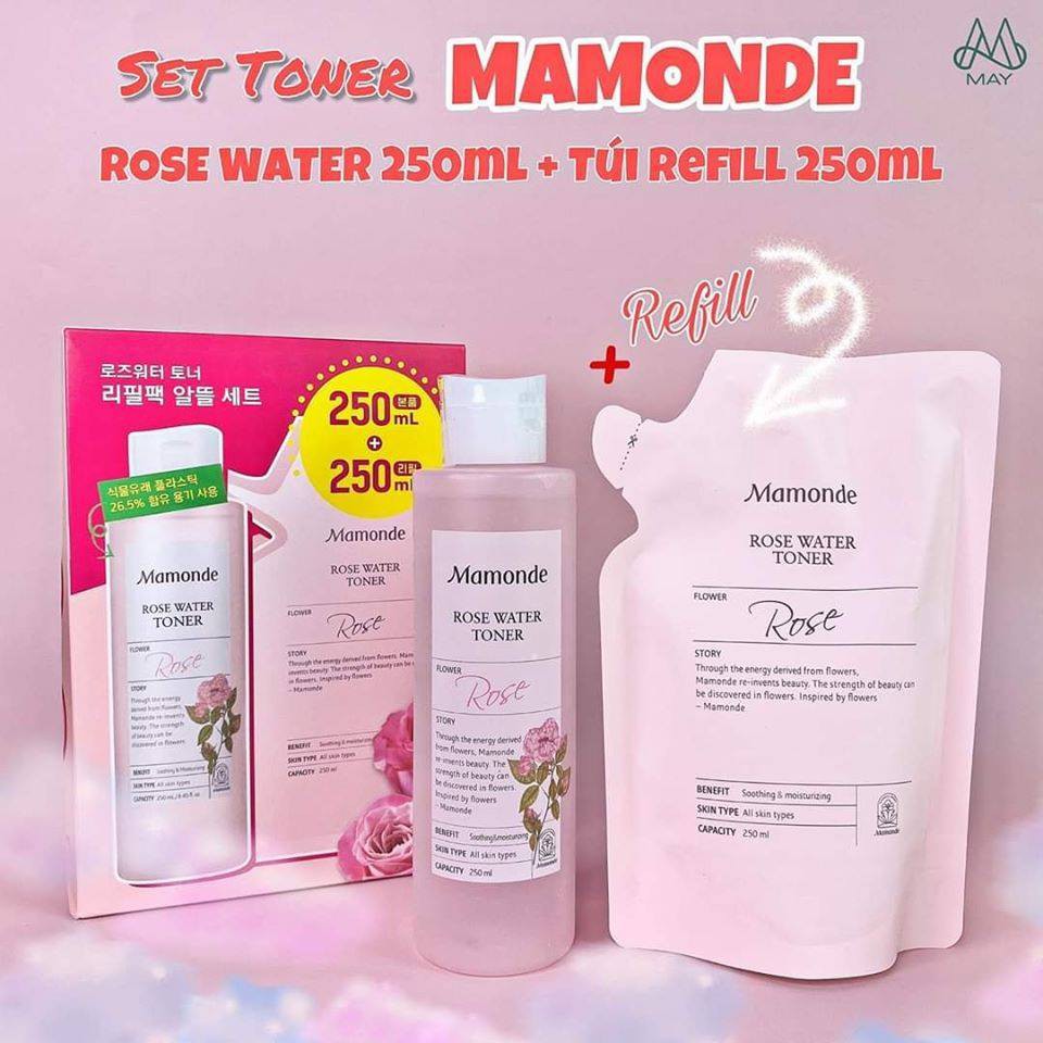 Nước Hoa Hồng Mamonde Water Toner 250ml | BigBuy360 - bigbuy360.vn