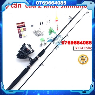 Bộ cần câu máy cần câu 2 khúc đặc kèm + máy câu 200 cuốn sẵn cước + full set phụ kiện -Đ𝗢̂̀𝗖𝗔̂𝗨 𝟭𝟰𝟬