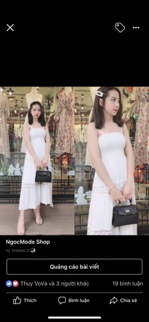 Váy trắng maxi