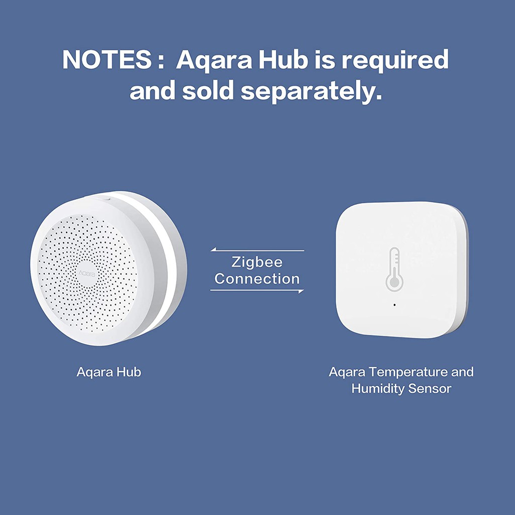Cảm biến nhiệt độ và độ ẩm Aqara WSDCGQ11LM - Zigbee 3.0