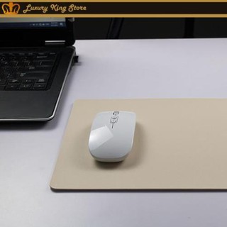 Tấm lót chuột da PU chống nước chống xước lướt êm trên từng ngón tay cho máy tính bàn laptop