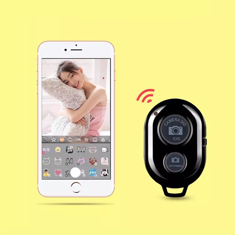 Lammcou IPHONE ANDROID Bộ Điều Khiển Từ Xa Kết Nối Bluetooth Chuyên Dụng Cho Điện Thoại Thông Minh