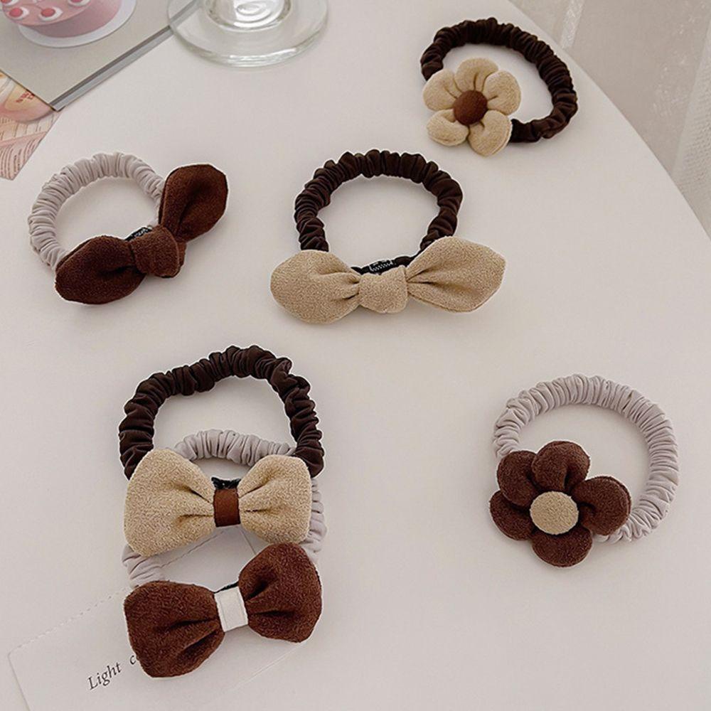 Dây Buộc Tóc Co Giãn Thiết Kế Đơn Giản Thời Trang Cho Nữ