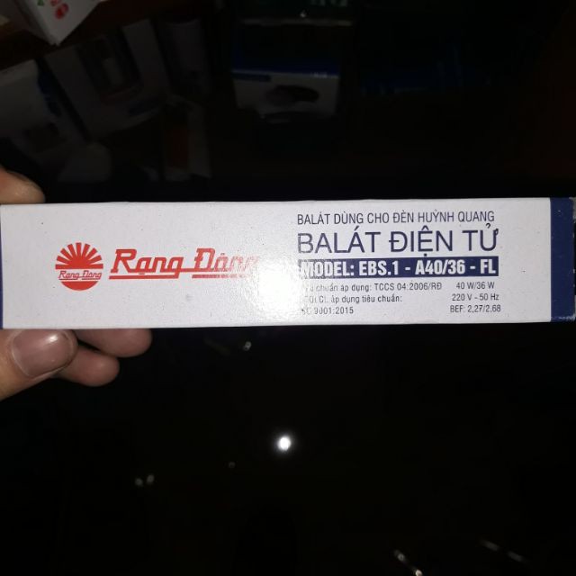 tăng phô Chấn lưu Ba lát điện tử RẠNG ĐÔNG dùng cho máng tuýp 1m2 và 0.6m 6T