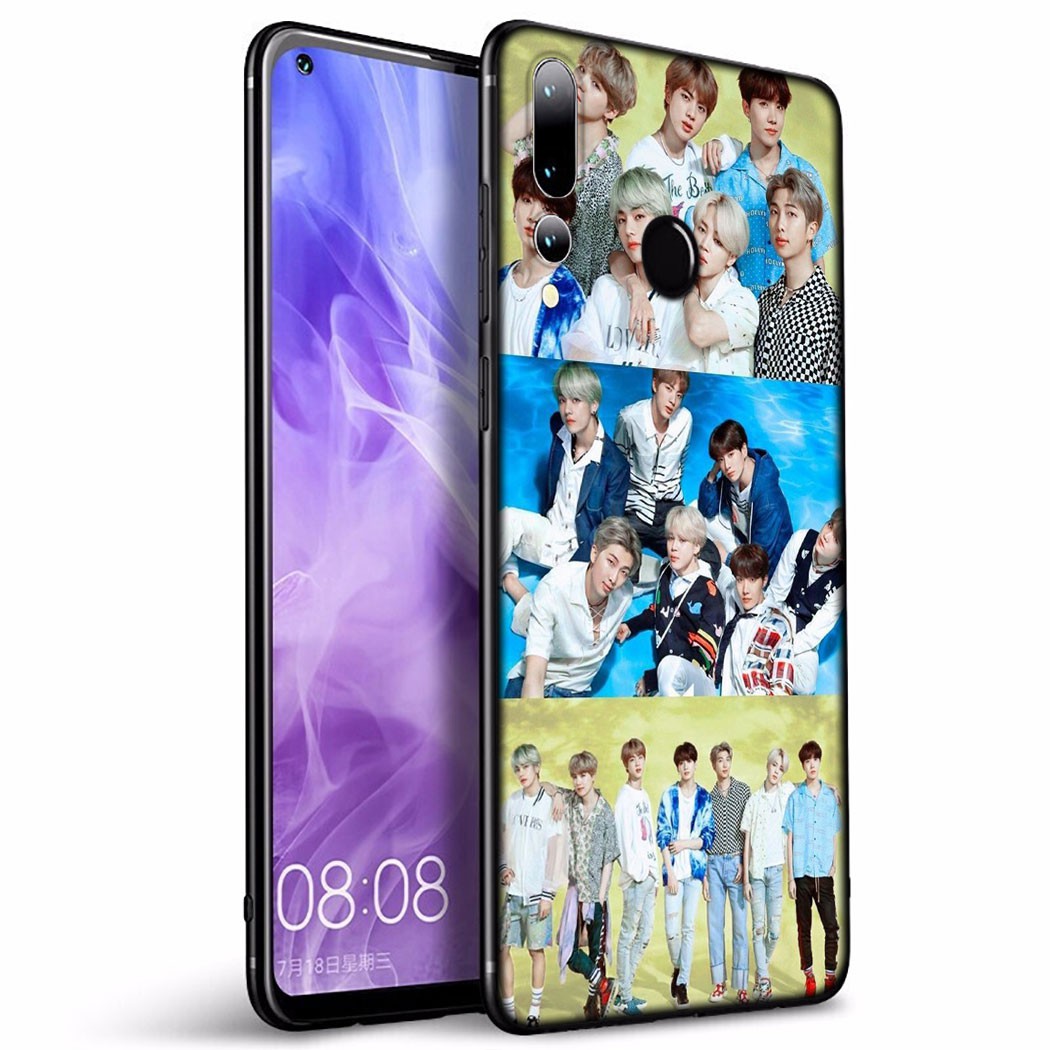 Ốp Lưng Silicone Mềm In Hình Bts Cho Huawei Honor View 20 Pro 10 Lite 20s 10x Max Iqi11