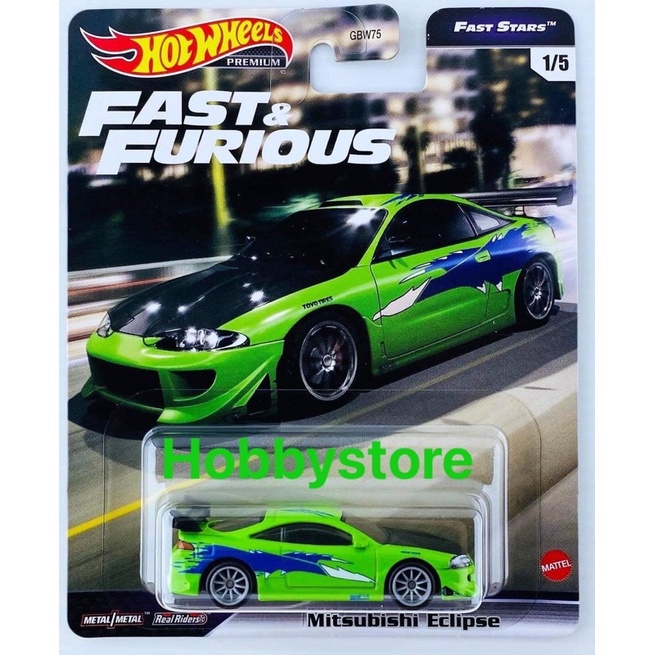 Xe mô hình Hot Wheels Premium Mitsubishi Eclipse