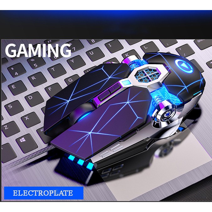 Chuột Máy Tính Gaming G3OS Super Gaming Kiểu Dáng Độc Lạ, Điều Chỉnh Độ Nhạy Lên Đến 3200DPI, Đèn LED Đổi Màu Siêu Đẹp