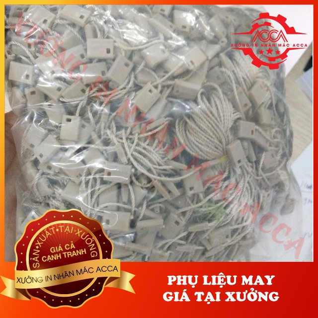 [Bán Lẻ như Bán Sỉ]_Dây treo, gắn Tag nhãn mác quần áo, dây treo thẻ bài - 1000 dây/túi - Dài 18cm, dây đẹp, chắc chắn