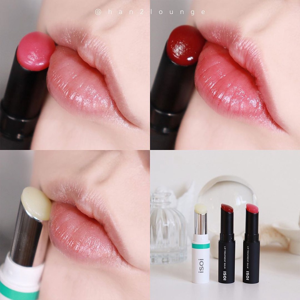 Son Khử Thâm Isoi Bulgarian Rose Lip Treatment Balm, Dưỡng Căng Hồng Môi chính hãng Hàn Q