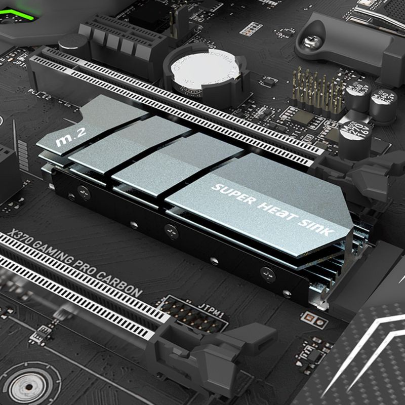 1 Bộ Tản Nhiệt M.2 Ssd Nvme Ngff Bằng Nhôm Cho Ổ Cứng M2 2280 Ssd | BigBuy360 - bigbuy360.vn