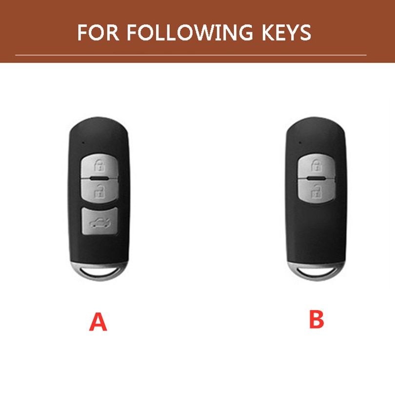 Bao Da Đựng Chìa Khóa Thông Minh Cho Mazda 2 3 6 CX-5 Axela Atenza CX-7 CX-9 CX-3 CX-4 CX-8 MX5 M2 M3 M5 M6 GT