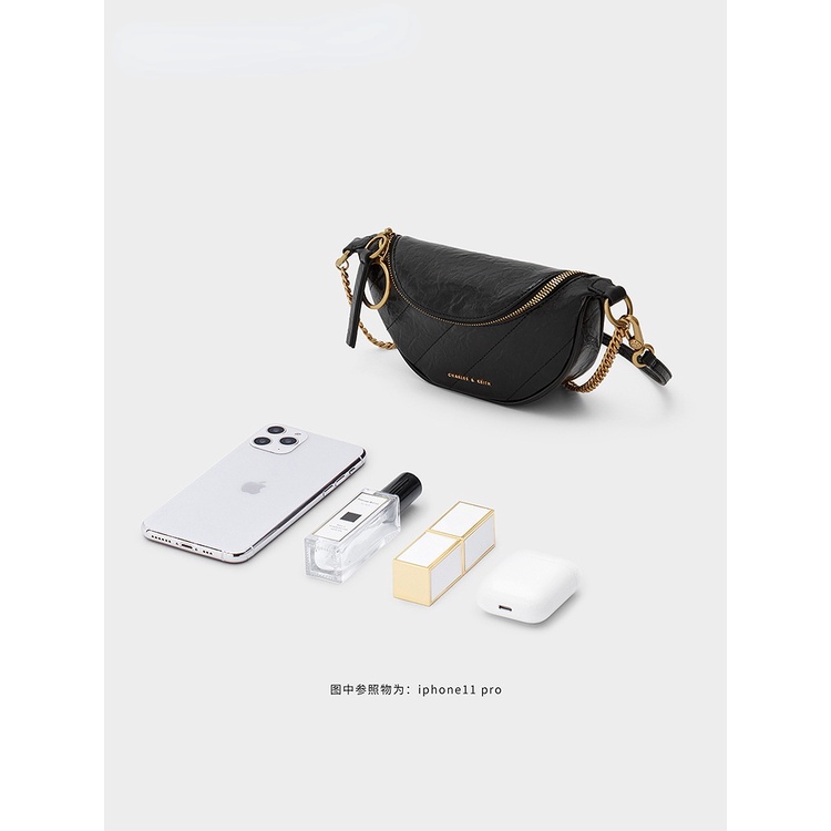 Charles & KEITH CK2-80151064Túi Đeo Hông / Chéo 3 Dây Xích Thời Trang