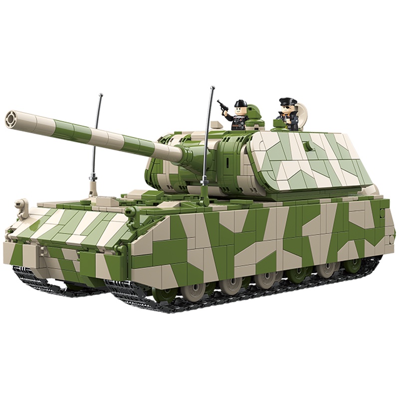 Mô Hình Lắp Ráp Lego Xe Tăng Quân Đội MOC