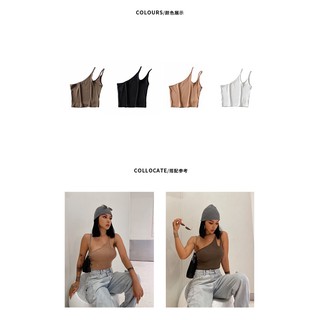 ÁO CROPTOP HAI DÂY 1 BÊN