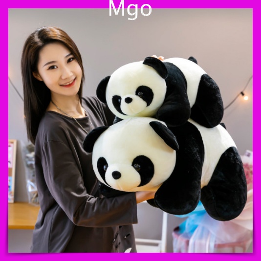 Gấu Bông PANDA Gấu Trúc Nhồi Bông Nằm Qùa Tặng Cực Đáng Yêu Dễ Thương 30Cm 60Cm