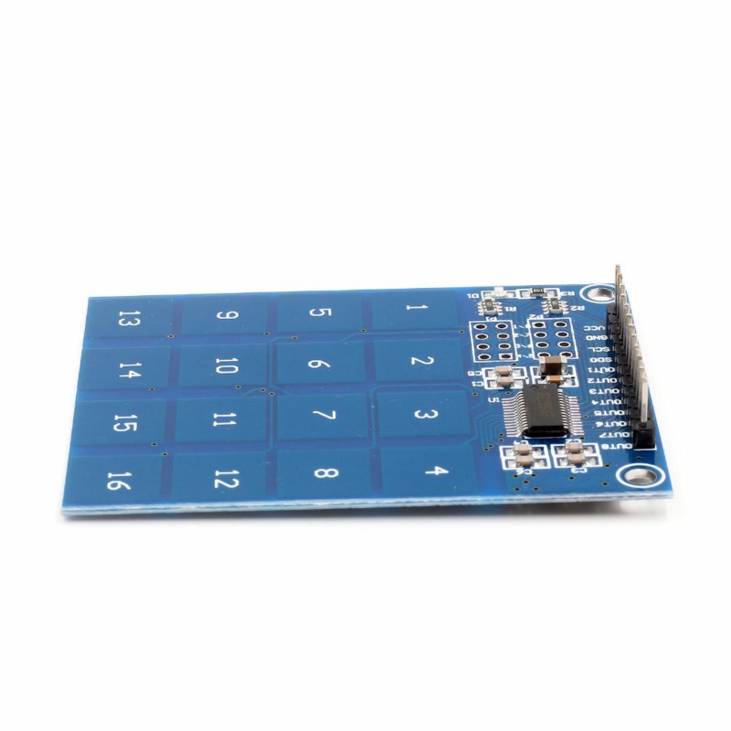 Mô-đun cảm biến cảm ứng chuyển đổi điện dung kỹ thuật số TTP229 16 kênh