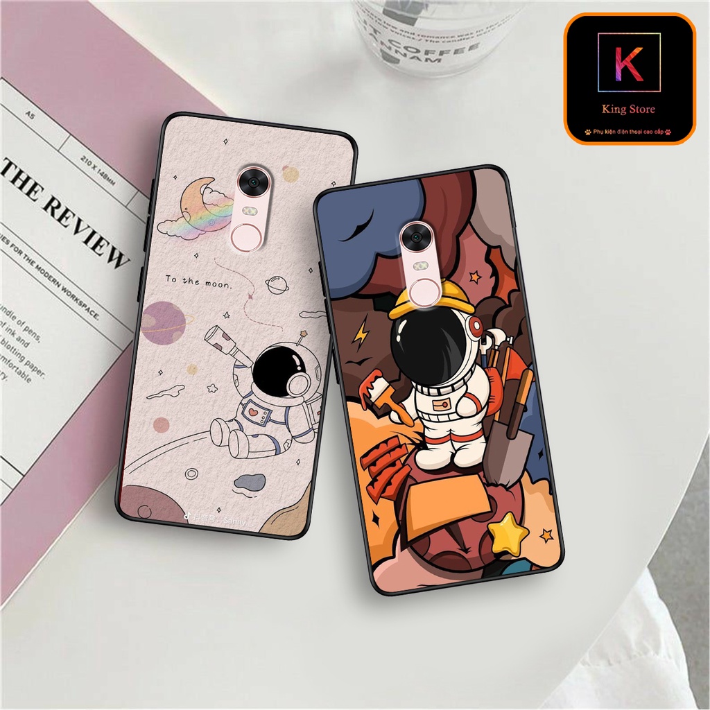 Ốp lưng Xiaomi Redmi 5 - Redmi 5A - Redmi 5X - Redmi 5 Plus - Ốp in hình Phi hành gia cực hot