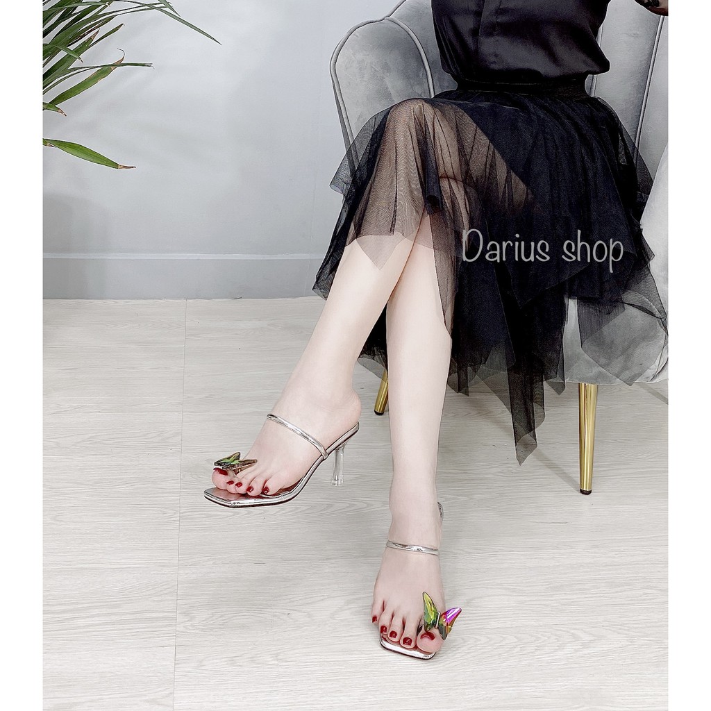 Dép quai xỏ ngón họa tiết bướm - T059