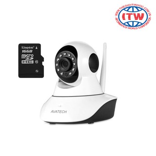 Giới thiệu sản phẩm Bộ Camera quan sát IP Wi-Fi AVATECH 6300A 1.0 (Trắng)