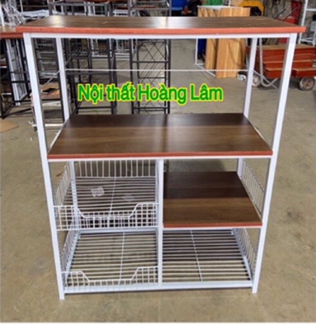 Kệ vi sóng đa năng 4 tầng mẫu mới