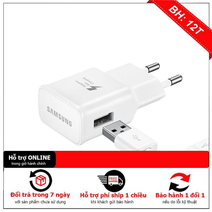 Bộ sạc nhanh A10/ A10s, cáp micro usb