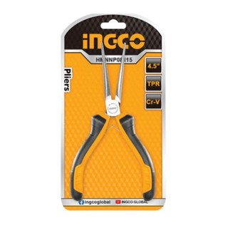 Kềm gắp mũi kim mini 4.5"/115mm ingco hmnnp08115