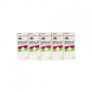 Dung dịch nhỏ mắt mũi EFTICOL (1 lốc/10 chai*10ml)