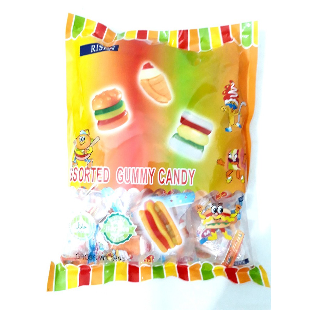 Kẹo Dẻo Gummy Candy Risen Mỹ Hình fashfood Gói 350g thumbnail
