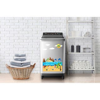 Decal trang trí máy giặt số 10