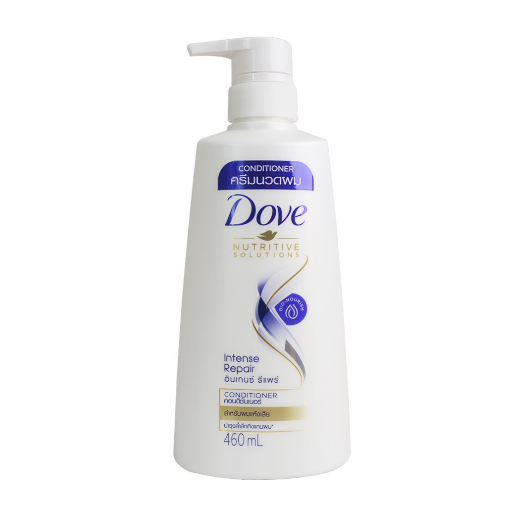 Dầu xả phục hồi tóc khô DOVE Thái Lan 460ml - chai màu trắng - Intense repair hair conditioner