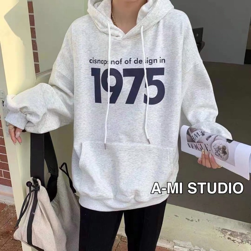 Áo hoodie nỉ bông số 1975 | BigBuy360 - bigbuy360.vn