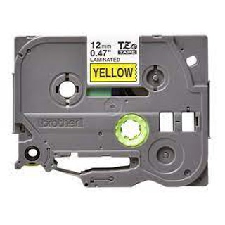 Nhãn in Brother TZe-631,12mm*8m, chữ đen nền vàng,(Black on yellow tape)