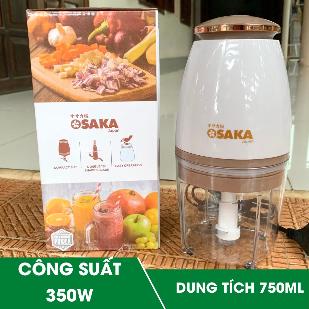 Máy xay đa năng OSAKA cầm tay chính hãng mẫu mới cối xay 750ml