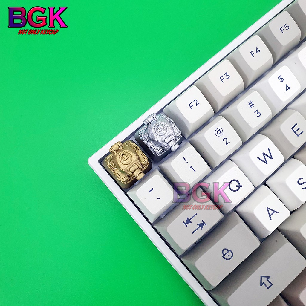 Keycap Lẻ Xe Tăng Tank Panzer Cực đẹp ( Đế Xuyên LED, Keycap bàn phím cơ,keycap resin độc lạ )